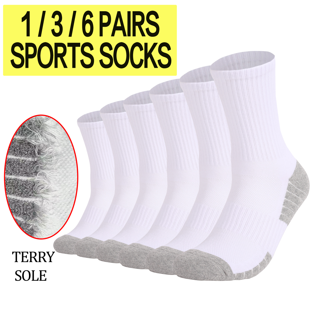 Anti Blister Sock - 1/3/6 Pairs Thick Men Women Hiking