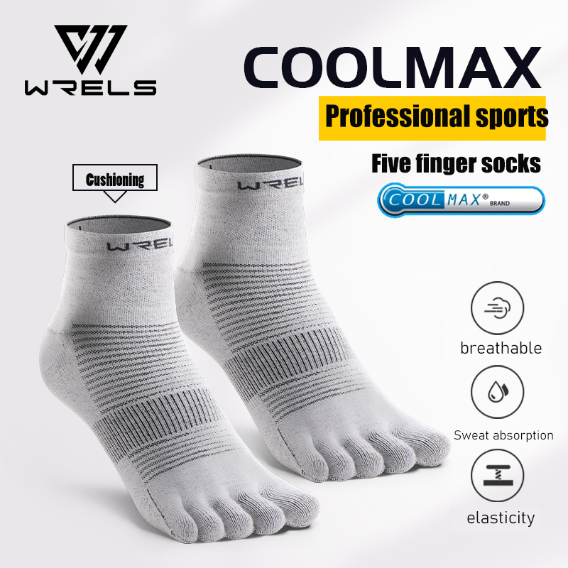 Anti Blister Sock - WRELS COOLMAX Five-finger Outdoor Sports Socks