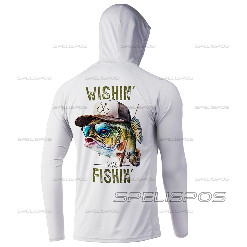 Fishing Hood White Long Sleeve - Running Gear Long Sleeve บทวิจารณ์และราคา