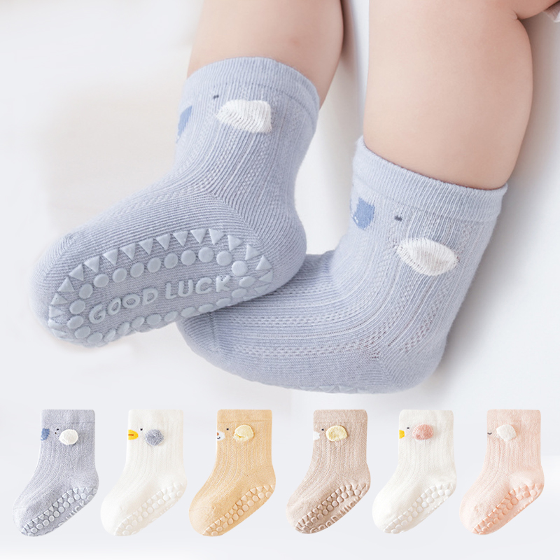 3 Pairs Cartoon Baby Floor Soc - Anti Blister Sock บทวิจารณ์และราคา
