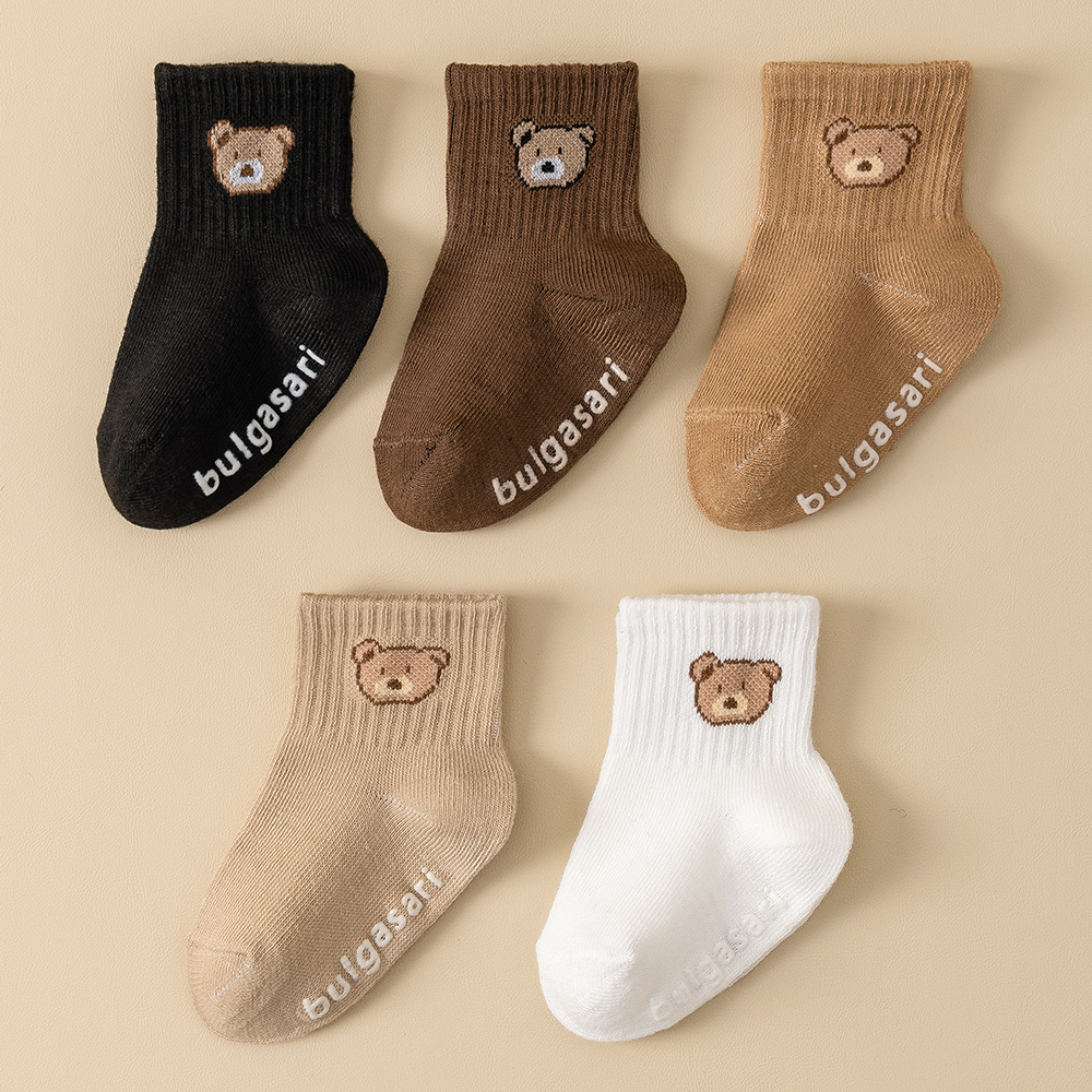 5 Pairs Kids Non-Slip Socks Un - Anti Blister Sock บทวิจารณ์และราคา