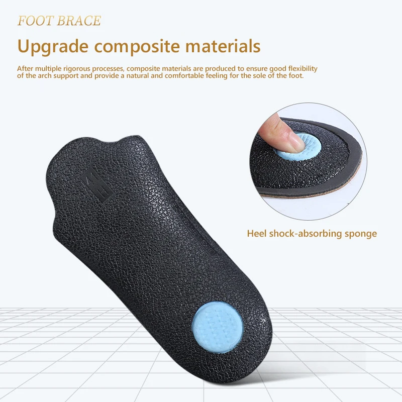 Leather Orthopedic Insoles Arc - Insole Arch Support บทวิจารณ์และราคา