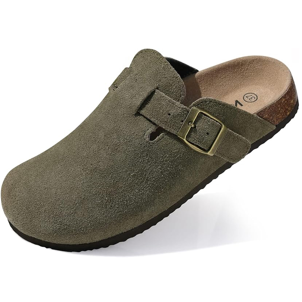 Classic Beach Shoes Men's Sued - Insole Arch Support บทวิจารณ์และราคา