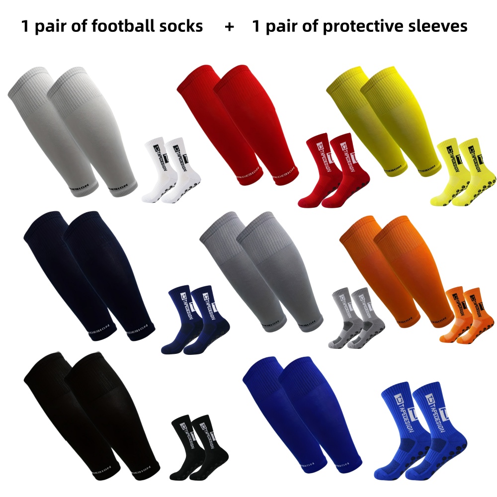 1 pair of football socks+1 pai - Anti Blister Sock บทวิจารณ์และราคา