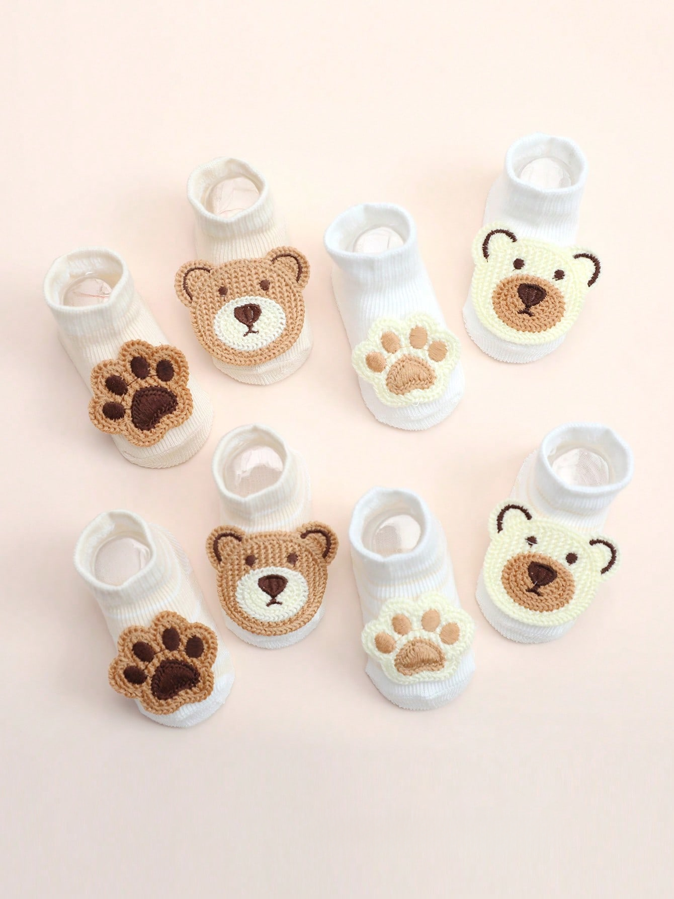 4 Pairs of Baby Thin Cute Cart - Anti Blister Sock บทวิจารณ์และราคา