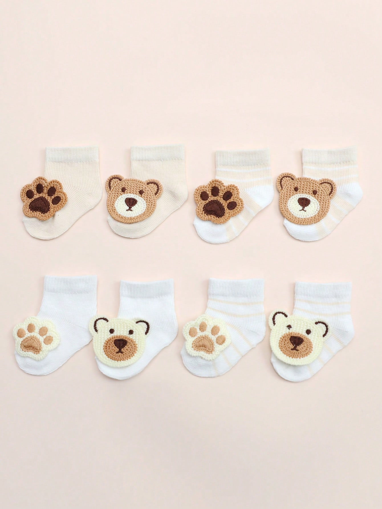 4 Pairs of Baby Thin Cute Cart - Anti Blister Sock บทวิจารณ์และราคา