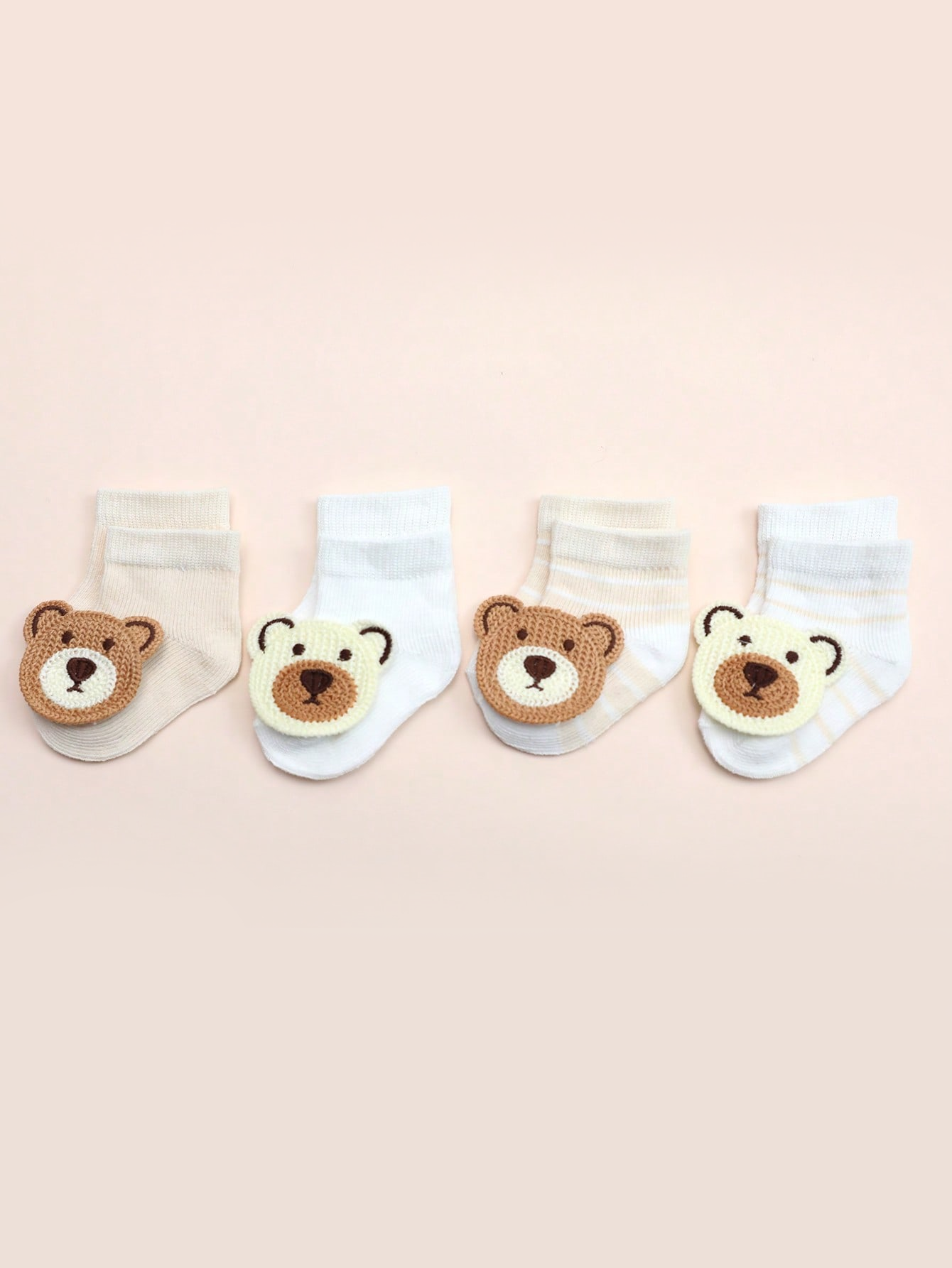 4 Pairs of Baby Thin Cute Cart - Anti Blister Sock บทวิจารณ์และราคา