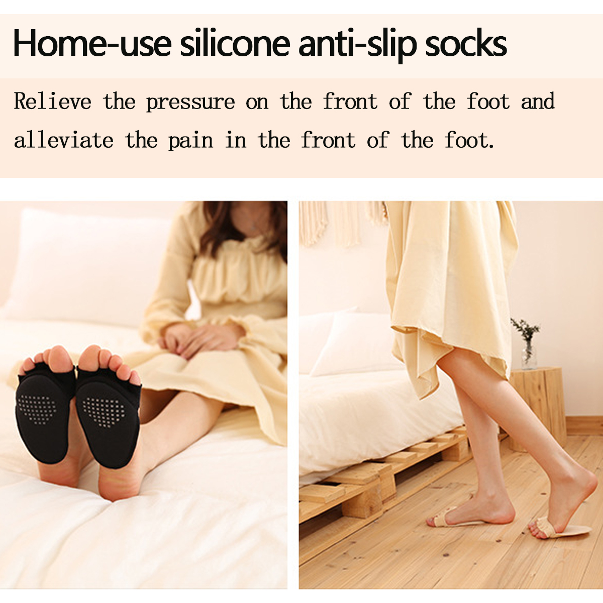 （2 pairs）0Invisible Toe Socks  - Anti Blister Sock บทวิจารณ์และราคา
