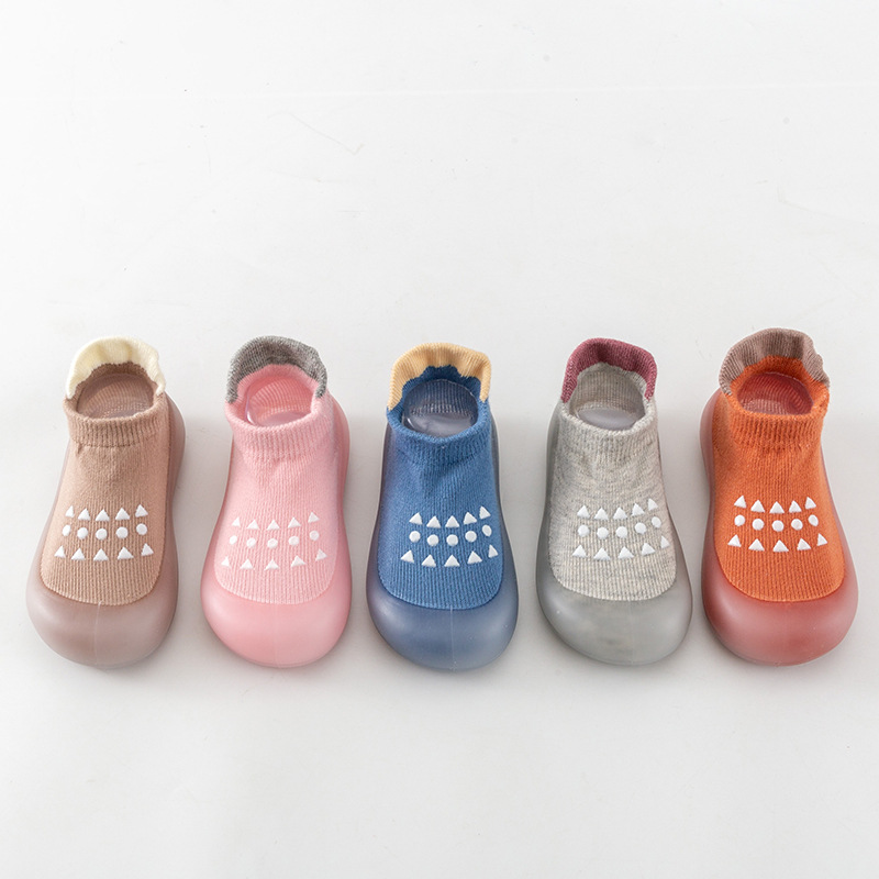 Baby Floor Shoes Blue and Pink - Anti Blister Sock บทวิจารณ์และราคา
