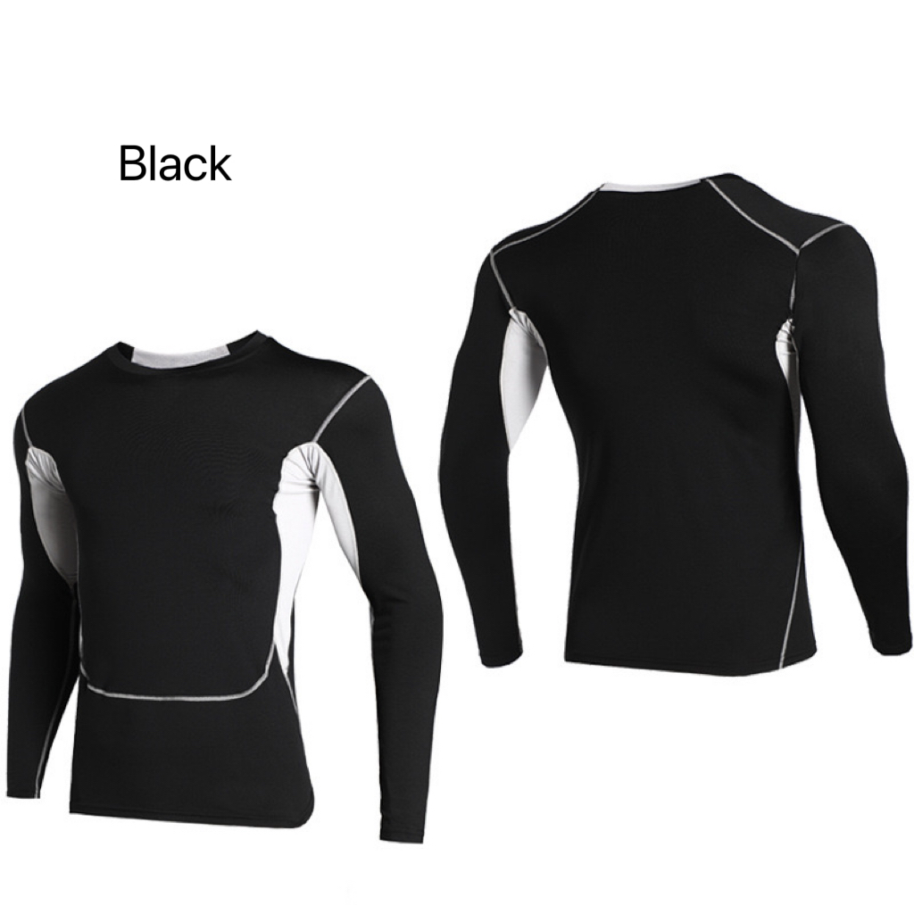 Men's Thermal Compression Shir - Running Gear Long Sleeve บทวิจารณ์และราคา