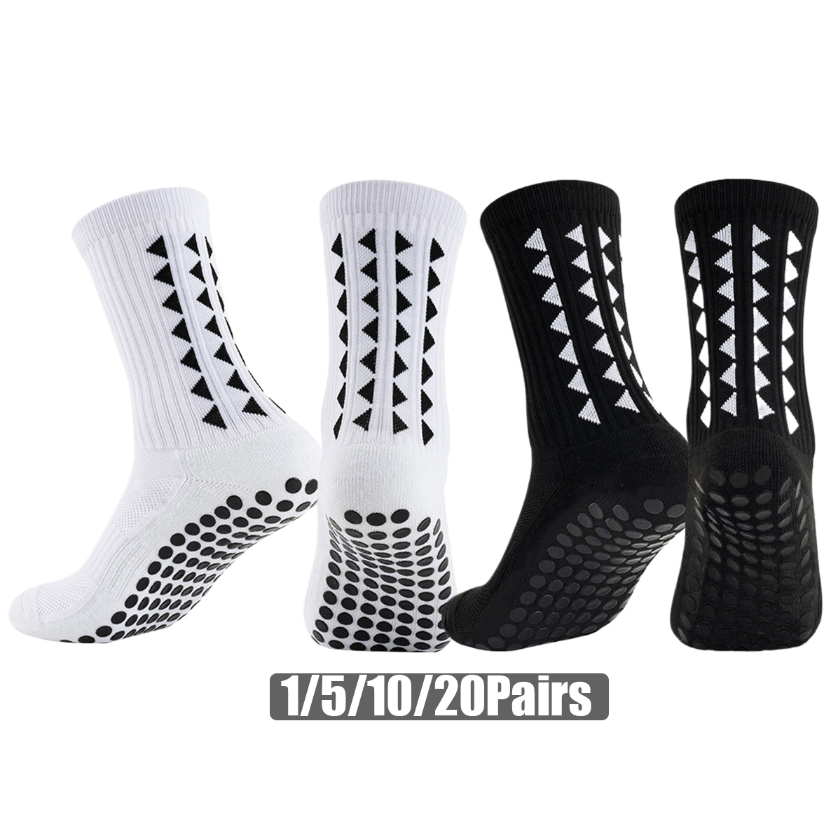 Non Slip Grip Athletic Socks M - Anti Blister Sock บทวิจารณ์และราคา
