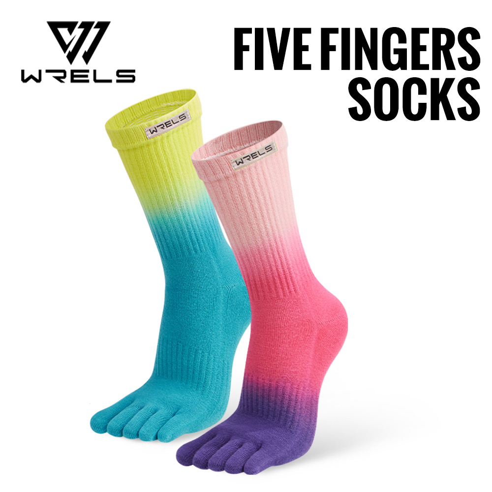 WRELS Toe Socks Cotton Athleti - Anti Blister Sock บทวิจารณ์และราคา