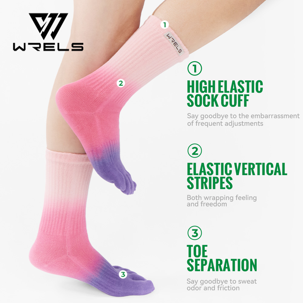 WRELS Toe Socks Cotton Athleti - Anti Blister Sock บทวิจารณ์และราคา