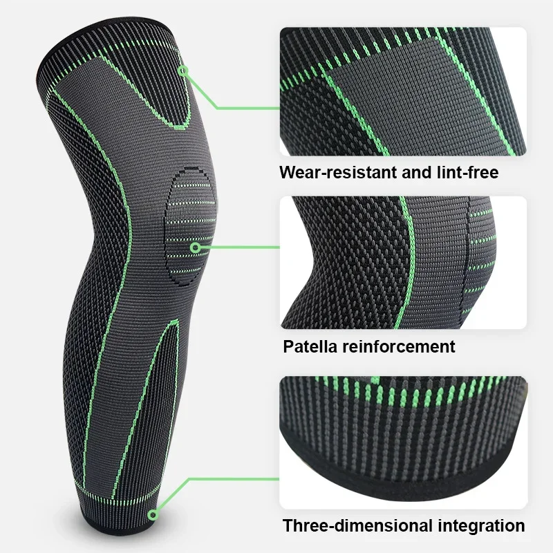 1PC Elastic Long Knee Sleeve,  - Running Gear Long Sleeve บทวิจารณ์และราคา
