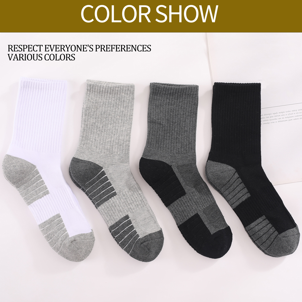 1/3/6 Pairs Thick Men Women Hi - Anti Blister Sock บทวิจารณ์และราคา