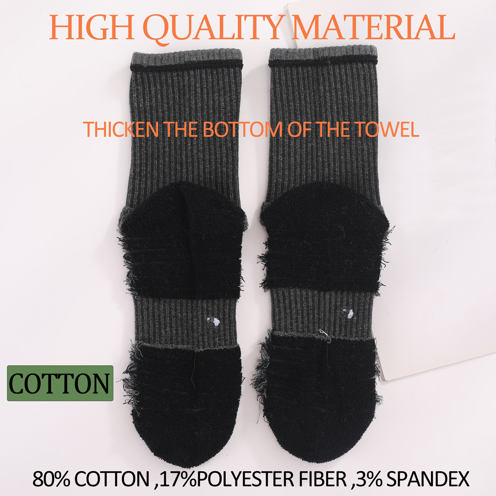 1/3/6 Pairs Thick Men Women Hi - Anti Blister Sock บทวิจารณ์และราคา