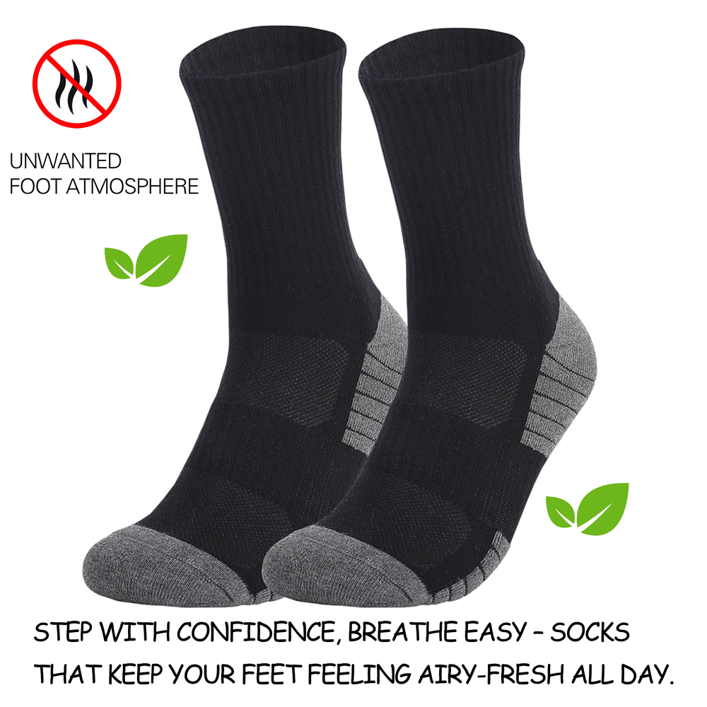 1/3/6 Pairs Thick Men Women Hi - Anti Blister Sock บทวิจารณ์และราคา