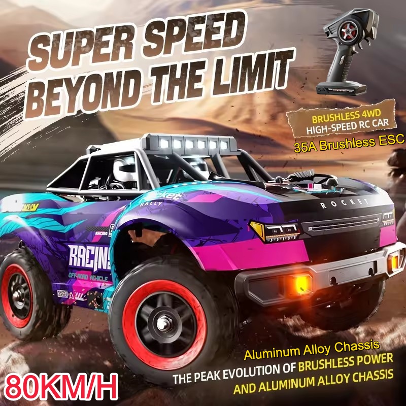 80KM/H Brushless RC Racing Car - Running Gear Vehicle บทวิจารณ์และราคา
