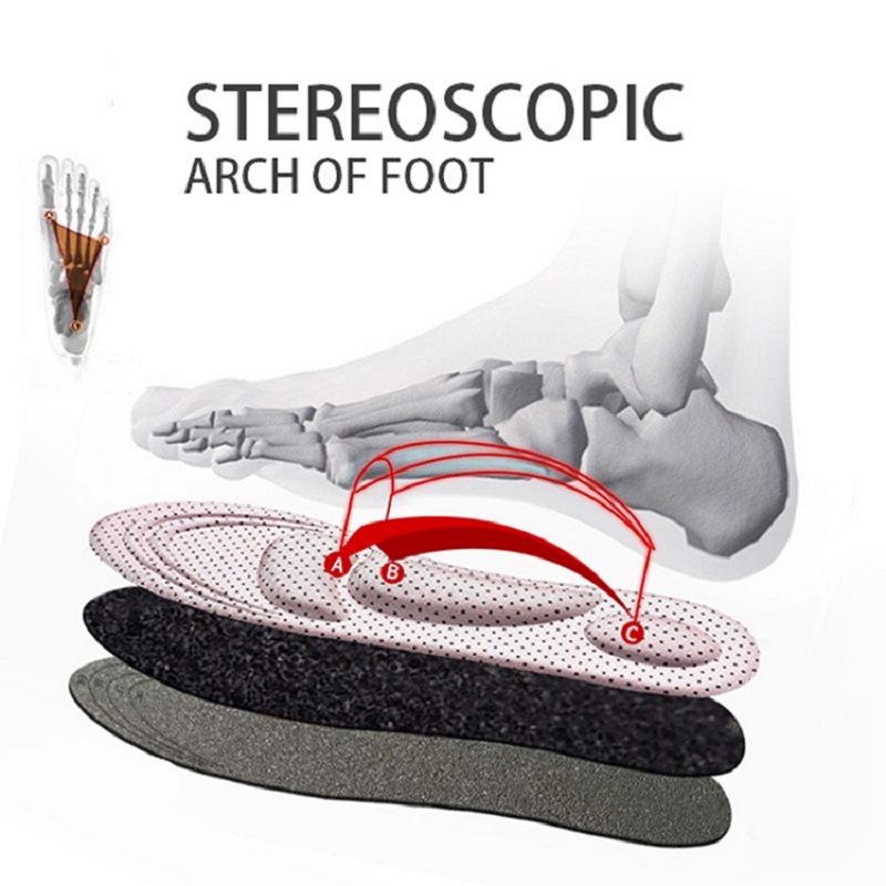 4D Memory Foam Cuttable Cushio - Insole Arch Support บทวิจารณ์และราคา