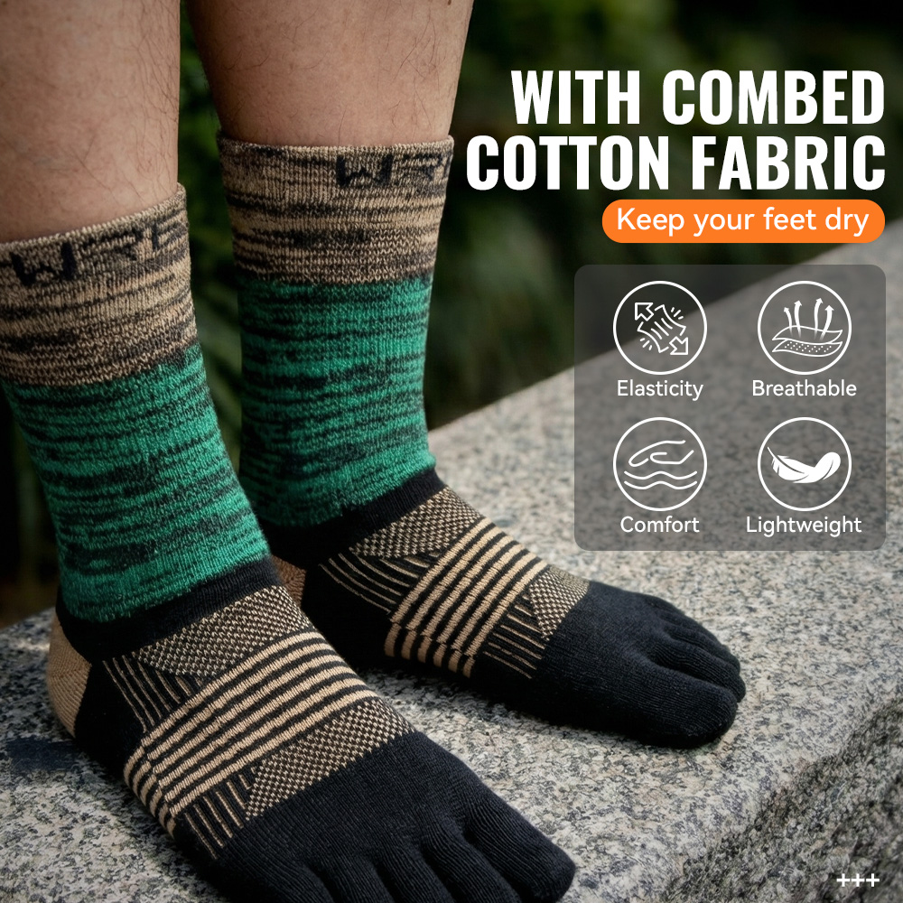 WRELS 1/2/3 Pair Toe Socks Ath - Anti Blister Sock บทวิจารณ์และราคา